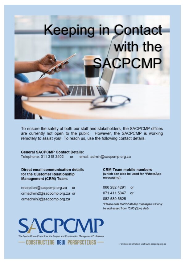 Keeping in Contact with SACPCMP_Jan 2021 Keeping in Contact with SACPCMP_Jan 2021